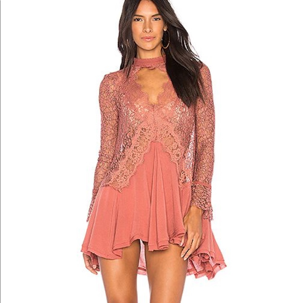 🆕 Free People Tell Tale Lace Tunic